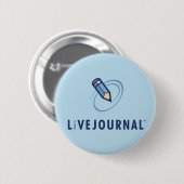 LiveJournal-Logo Verticaal Ronde Button 5,7 Cm (Voorkant /achterkant)