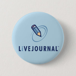 LiveJournal-Logo Verticaal Ronde Button 5,7 Cm
