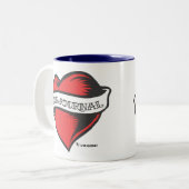 LiveJournal-Tattoo Tweekleurige Koffiemok (Voorkant links)