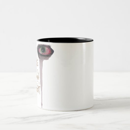 LiveLaughLament Tweekleurige Koffiemok (Center)