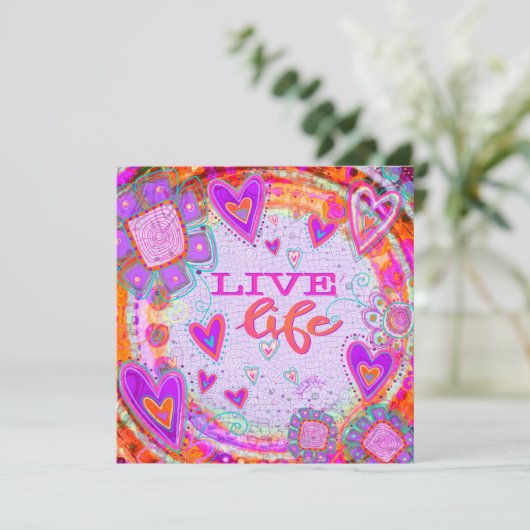 "LiveLife"Geïnspireerde (Staand voorkant)