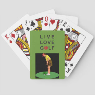 LiveLove golf-speelkaarten Pokerkaarten