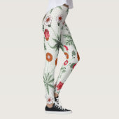 Lively Floral Pattern colorful flowers Leggings (Rechts)
