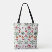 Lively Floral Pattern colorful flowers Tote Bag (Achterkant)