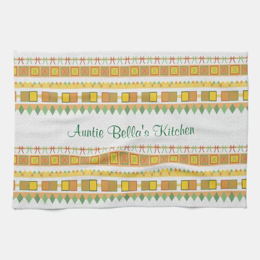 Lively Pattern Auntie's Kitchen Theedoek (Horizontaal)