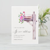 Lively Pink Floral Mailbox I heeft Kaart verplaats (Staand voorkant)