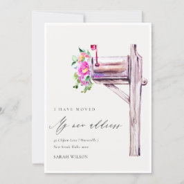 Lively Pink Floral Mailbox I heeft Kaart verplaats