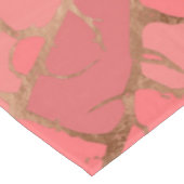 Livende koraaltextuur tafelkleed (Gekanteld)