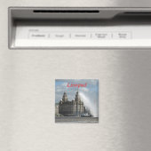 Liver Building - Fridge Magnet (Insitu (Vaatwasser))
