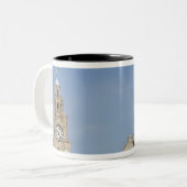 Liver Building, Liverpool, Engeland Tweekleurige Koffiemok (Voorkant links)