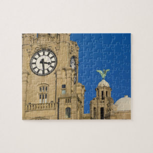 Liver Building, Liverpool, Merseyside, Engeland Legpuzzel