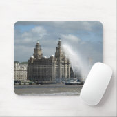 Liver Building Liverpool - Mousepad Muismat (Met muis)