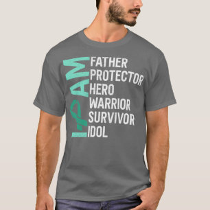 Liver Cancer Awareness I Am Father Hero Warrior Su T-shirt