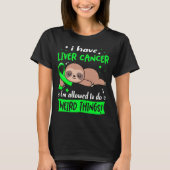 Liver Cancer Awareness Month Ribbon Gifts T-shirt (Voorkant)