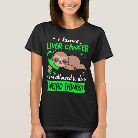 Liver Cancer Awareness Month Ribbon Gifts T-shirt (Voorkant)