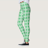 Liver Cancer Awareness Plaid Green Ribbon Leggings (Links)