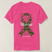 Liver Cancer Awareness Warrior Green Ribbon Gift1 T-shirt (Design voorkant)