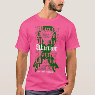 Liver Cancer Awareness Warrior Green Ribbon Gift1 T-shirt
