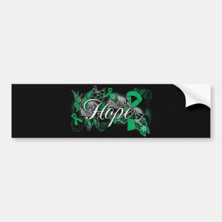 Liver Cancer Hope Garden Ribbon Bumpersticker