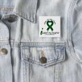 LIVER CANCER I Support My Daughter Vierkante Button 5,1 Cm (In situ)