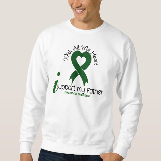 LIVER CANCER I Support My Father Trui (Voorkant)