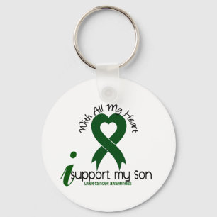 LIVER CANCER I Support My Son Sleutelhanger