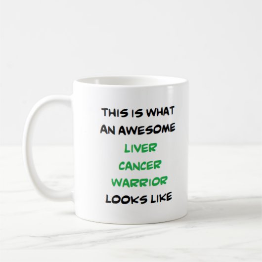liver cancer warrior, awesome koffiemok (Links)