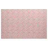 Liver Dalmatian dog roze florals Stof (Fat Quarter)