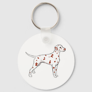 Liver Dalmatian Sleutelhanger