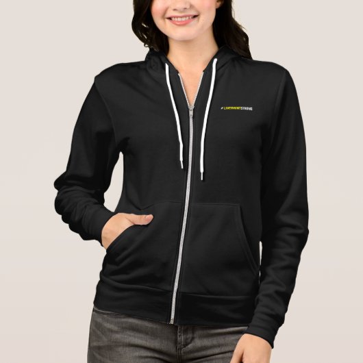 Liver-Hunt Dames Sterkte Hoodie (Voorkant)