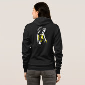 Liver-Hunt met gewoon meisje achteraan Hoodie (Achterkant volledig)