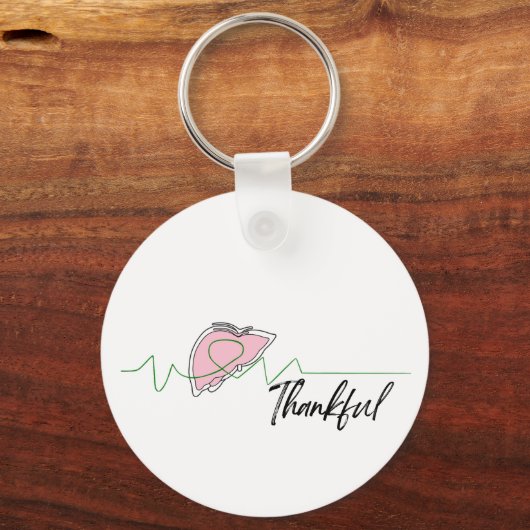 Liver Thankful Sleutelhanger (Achterkant)