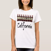 Livermore California Red Wine Botles Tasting Fun T-shirt (Voorkant)