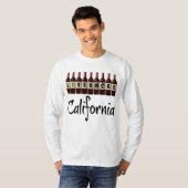Livermore California Red Wine Bottles Tasting Fun T-shirt (Voorkant volledig)
