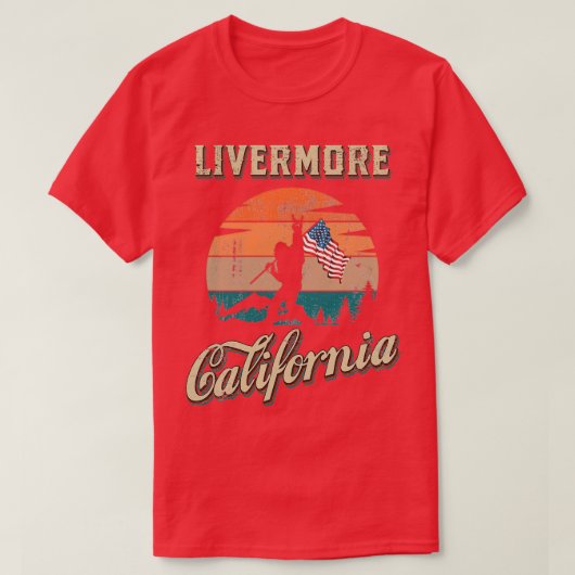 Livermore California T-shirt (Design voorkant)