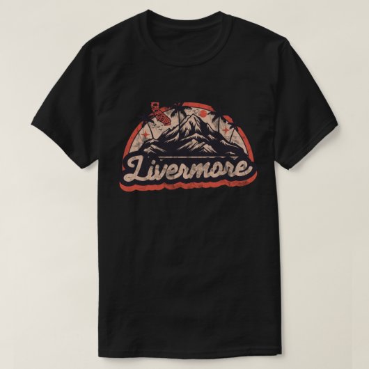 Livermore, Californië T-shirt (Design voorkant)