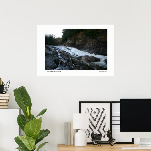 Livermore Herfsten Gorge, Plymouth, NH Poster (Thuiskantoor)