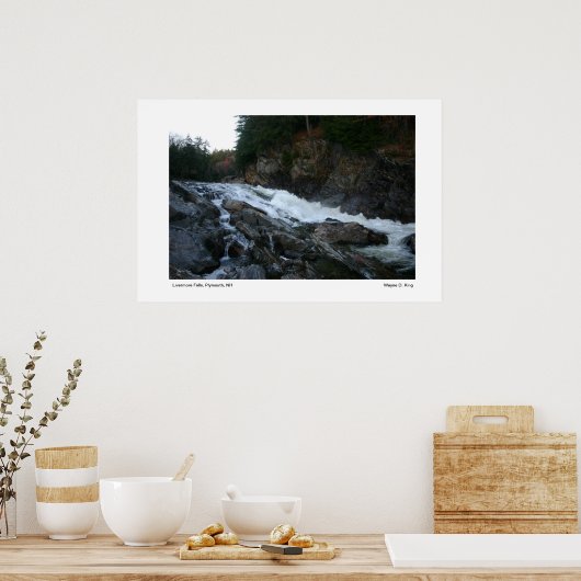 Livermore Herfsten Gorge, Plymouth, NH Poster (Keuken)