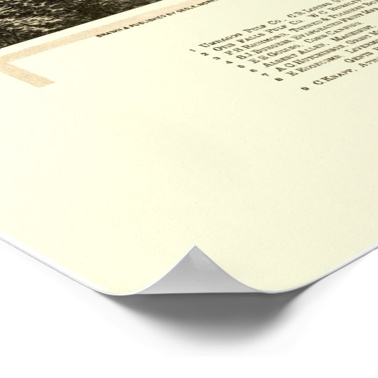 Livermore Herfsten, ME Panoramic Map - 1889 Poster (Hoek)