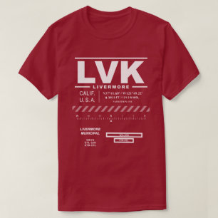Livermore Municipal Airport LVK T-shirt
