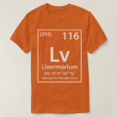 Livermorium-element T-shirt (Design voorkant)