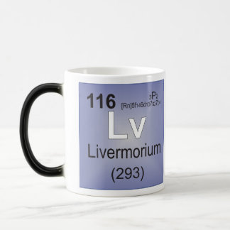 Livermorium Individueel element - Periodieke Tabel Magische Mok
