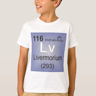 Livermorium Individueel element - Periodieke Tabel T-shirt