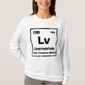 Livermorium (Lv) - Periodic Table of The Elements T-shirt (Voorkant)