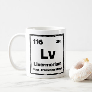 Livermorium (Lv) - Periodiek Systeem der Elementen Koffiemok