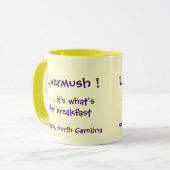 Livermush! Het is wat er is voor ontbijtmok Mok (Voorkant links)