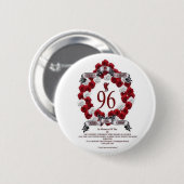 LIVERPOOL 96 COMMEMORATIEVE SPELD BADGE RONDE BUTTON 5,7 CM (Voorkant /achterkant)