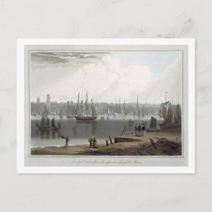 Liverpool, aan de andere kant van de riv briefkaart