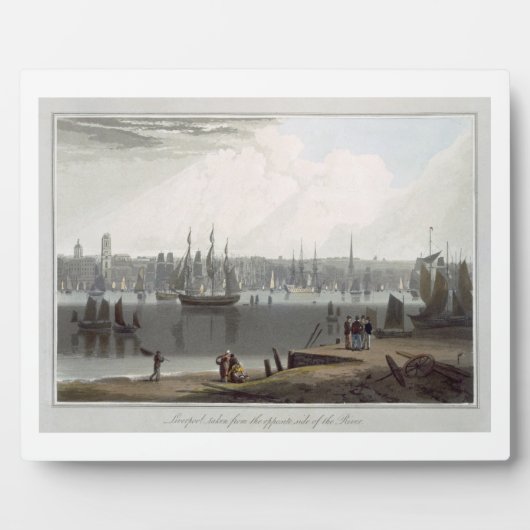 Liverpool, aan de andere kant van de riv fotoplaat (Voorkant)