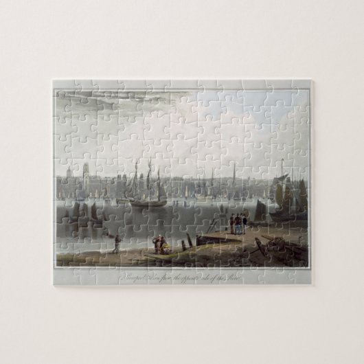 Liverpool, aan de andere kant van de riv legpuzzel (Horizontaal)